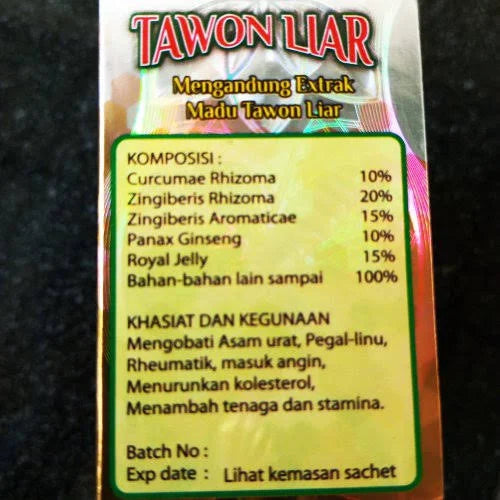 Tawon Liar Native Indonesian Herbs for Gout Cholesterol 100% Original Guarantee